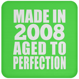 16th Birthday Made In 2008 Aged to Perfection - Drink Coaster