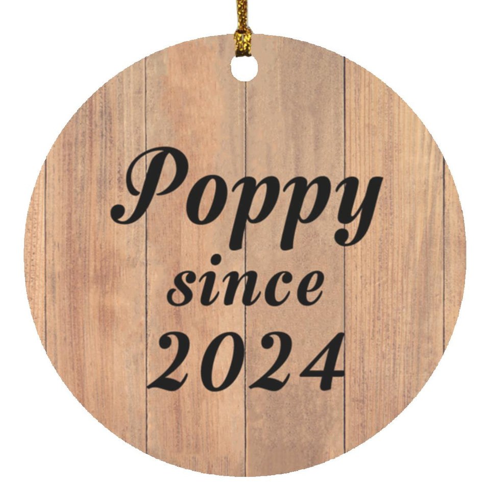 Poppy Since 2024 - Circle Ornament C
