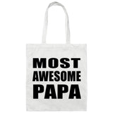 Most Awesome Papa - Tote Bag White