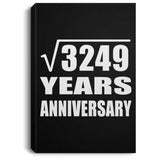 57th Anniversary Square Root of 3249 Years Anniversary - Canvas Portrait