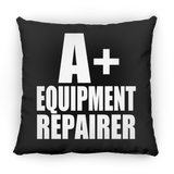 A+ Equipment Repairer - Throw Pillow Black