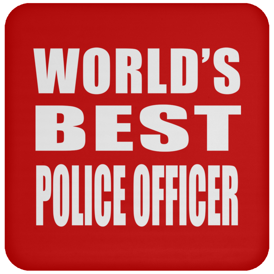 World's Best Police Officer - Drink Coaster