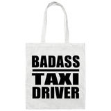 Badass Taxi Driver - Tote Bag White