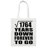 42nd Anniversary Square Root of 1764 Years Down Forever To Go - Tote Bag White