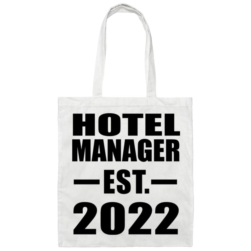 Hotel Manager Established EST. 2022 - Tote Bag White