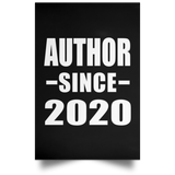 Author Since 2020 - Poster Portrait