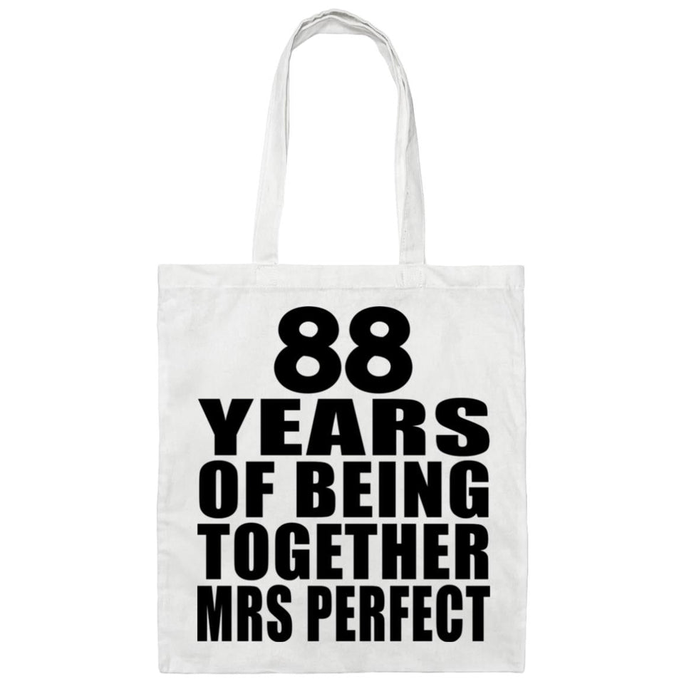 88th Anniversary 88 Years Of Being Mrs Perfect - Tote Bag White