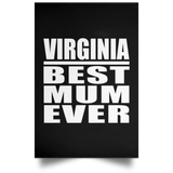 Virginia Best Mum Ever - Poster Portrait