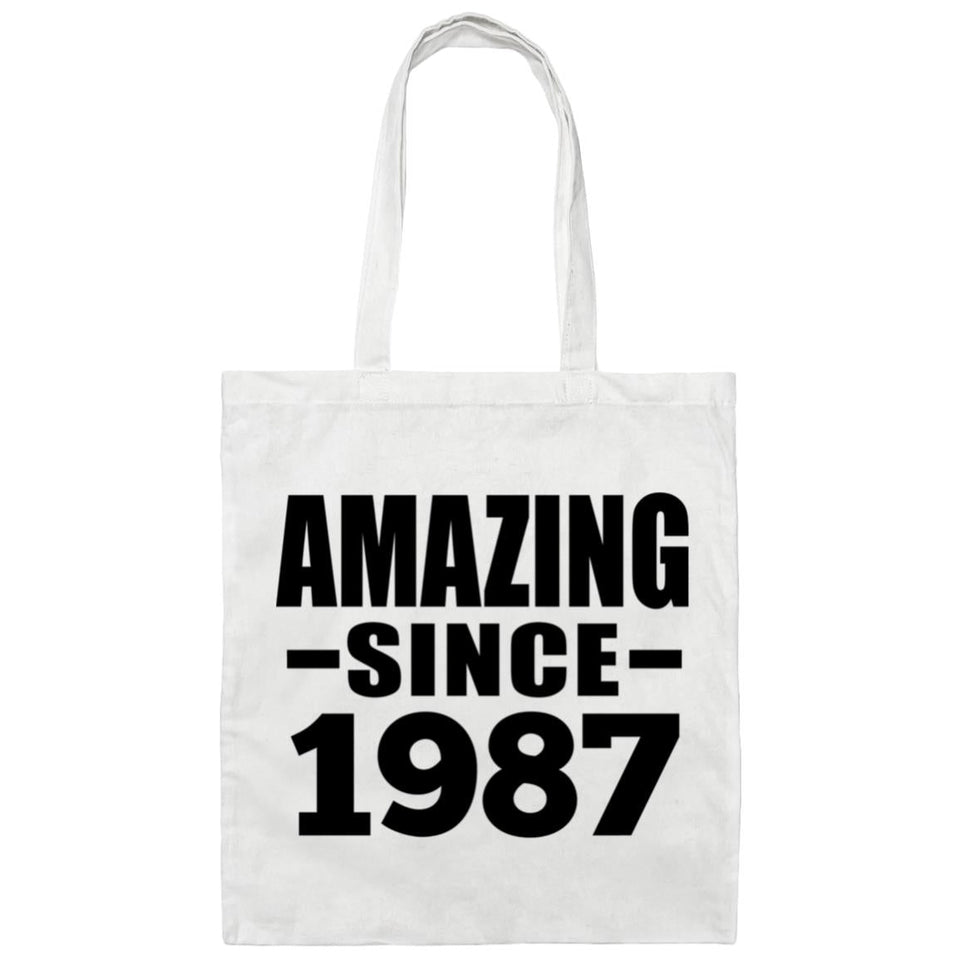 37th Birthday Amazing Since 1987 - Tote Bag White