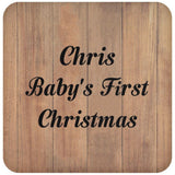 Chris Baby's First Christmas - Drink Coaster C