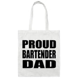 Proud Bartender Dad - Tote Bag White