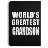 World's Greatest Grandson - Canvas Portrait
