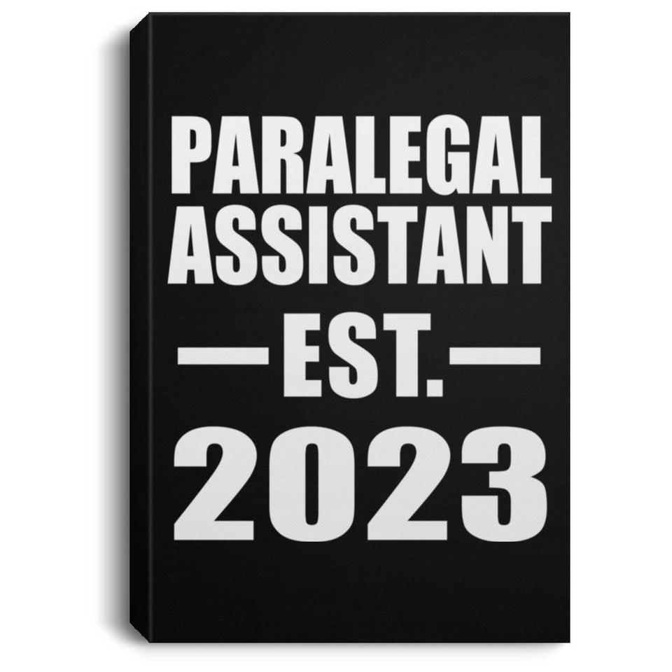 Paralegal Assistant Established EST. 2023 - Canvas Portrait