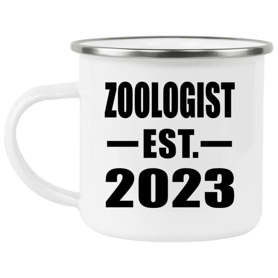 Zoologist Established EST. 2023 - 12oz Camping Mug