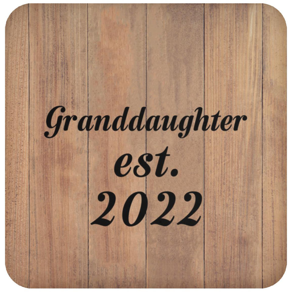 Granddaughter Established EST. 2022 - Drink Coaster C