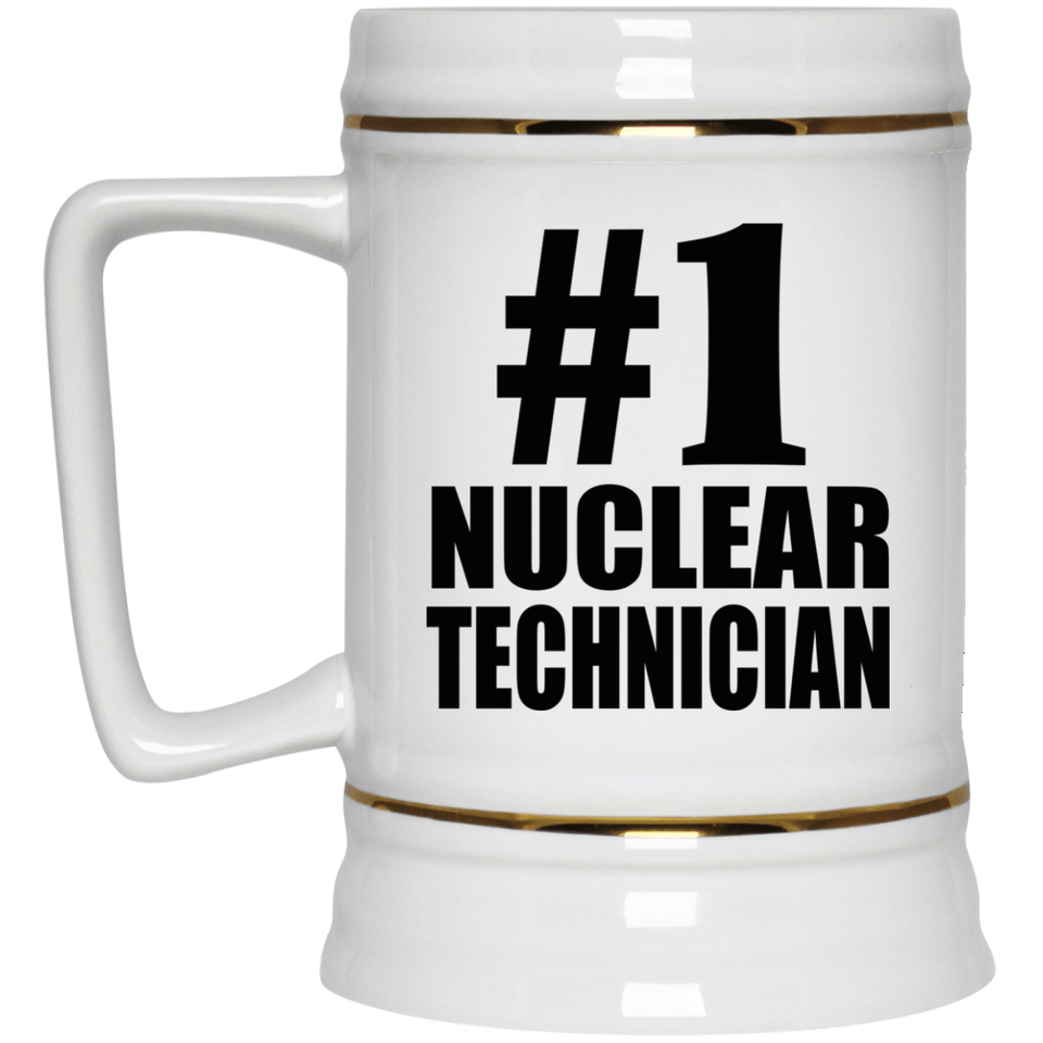 Number One #1 Nuclear Technician - Beer Stein
