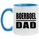 Boerboel Dad - 11oz Accent Mug Blue