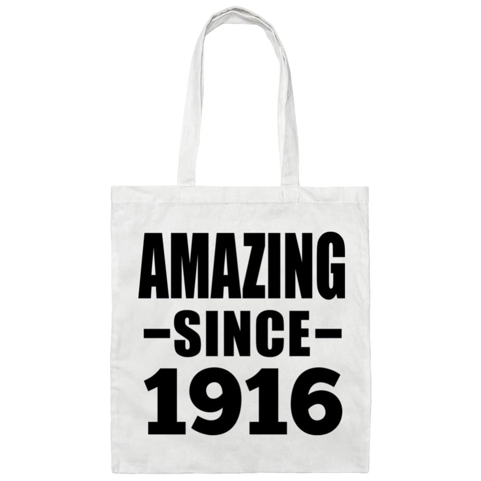 108th Birthday Amazing Since 1916 - Tote Bag White