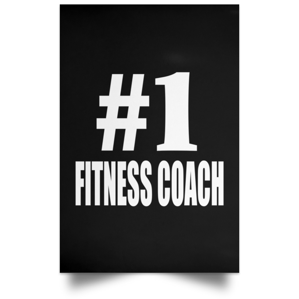 Number One #1 Fitness Coach - Poster Portrait