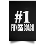 Number One #1 Fitness Coach - Poster Portrait