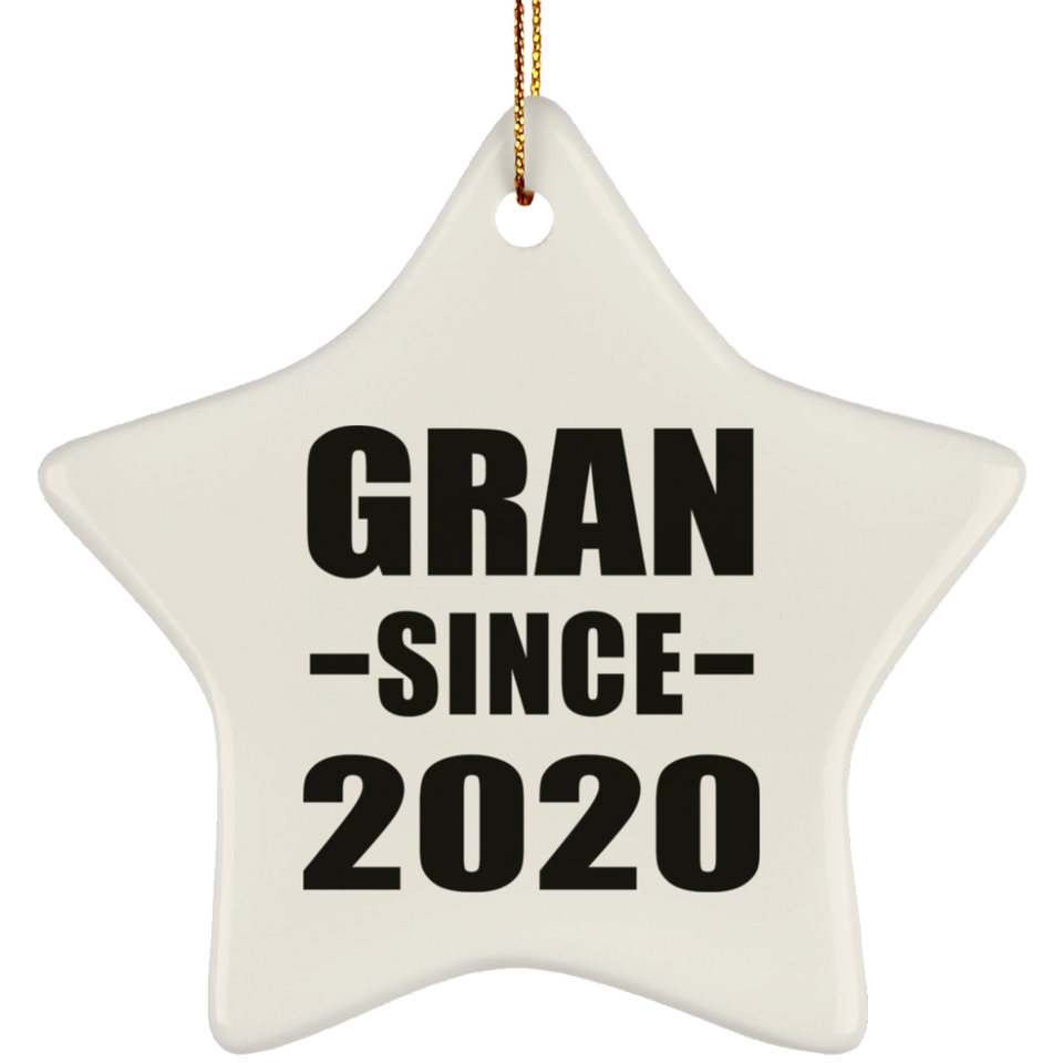 Gran Since 2020 - Star Ornament