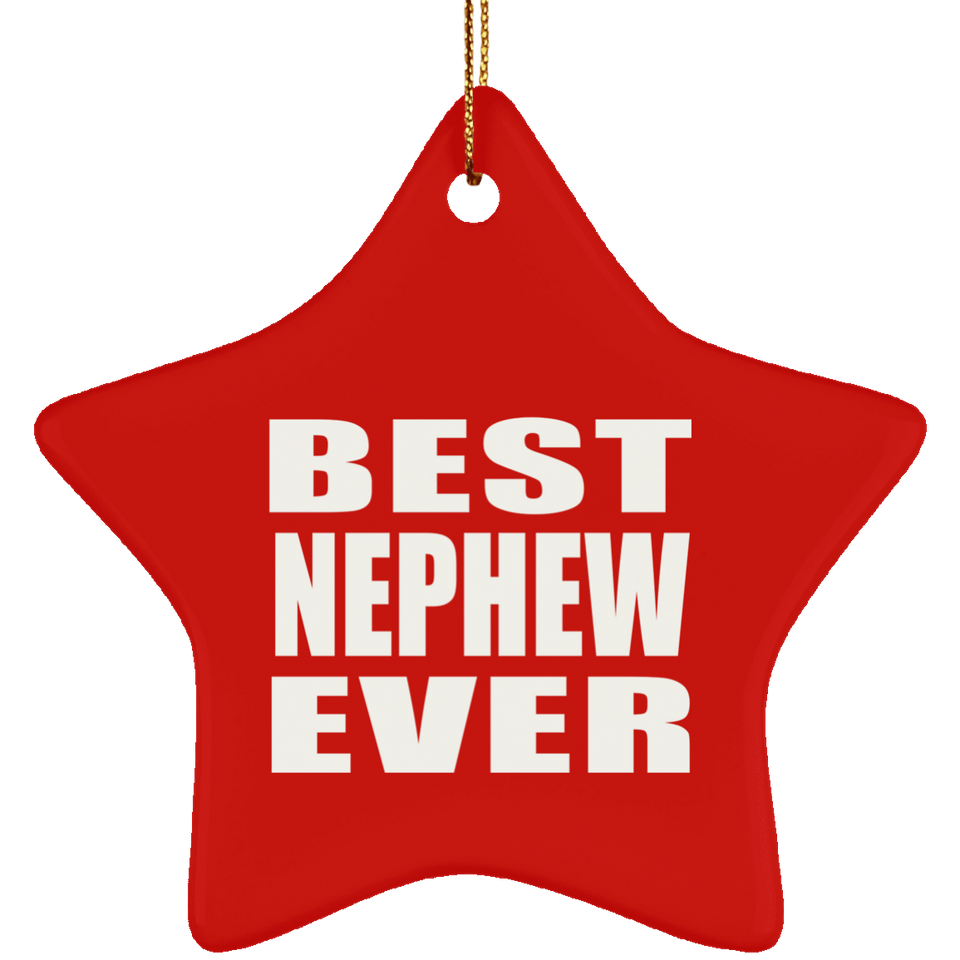 Best Nephew Ever - Star Ornament