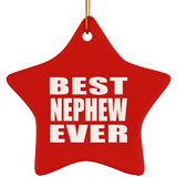Best Nephew Ever - Star Ornament