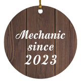 Mechanic Since 2023 - Circle Ornament D