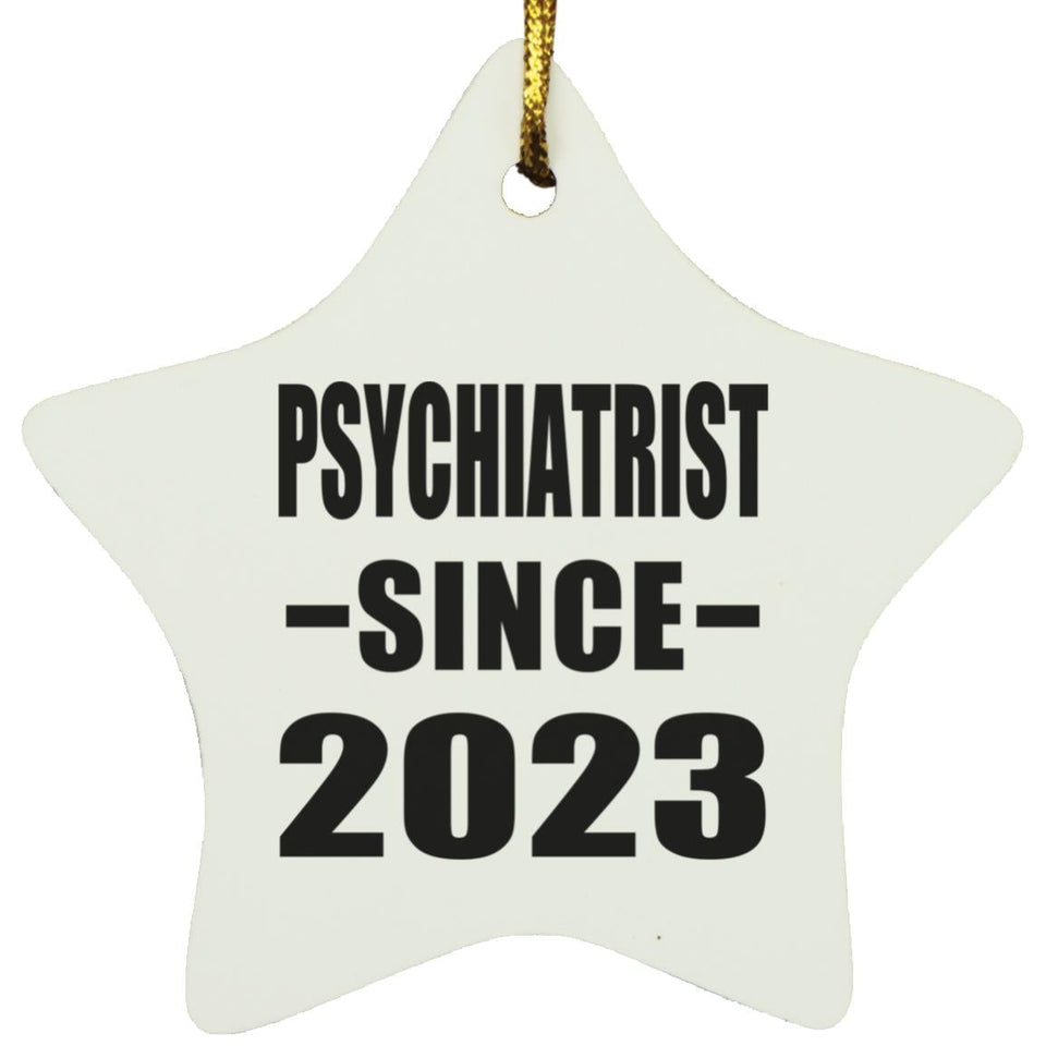 Psychiatrist Since 2023 - Star Ornament