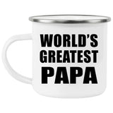 World's Greatest Papa (Grandpa) - 12oz Camping Mug