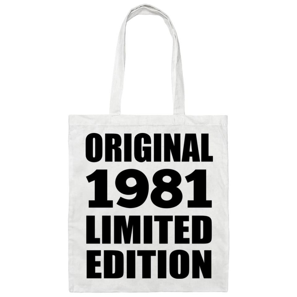 43rd Birthday Original 1981 Limited Edition - Tote Bag White