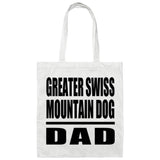 Greater Swiss Mountain Dog Dad - Tote Bag White