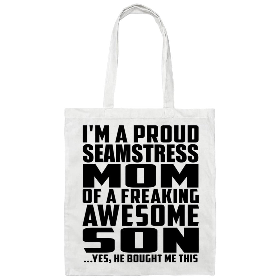 Proud Seamstress Mom Of Awesome Son - Tote Bag White