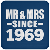 55th Anniversary Mr & Mrs Since 1969 - Drink Coaster