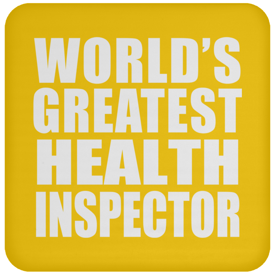 World's Greatest Health Inspector - Drink Coaster