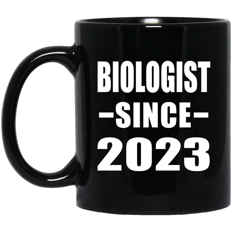 Biologist Since 2023 - 11oz Coffee Mug Black
