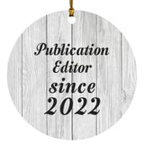 Publication Editor Since 2022 - Circle Ornament F