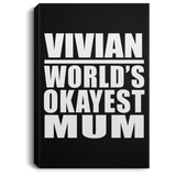 Vivian World's Okayest Mum - Canvas Portrait