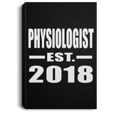 Physiologist Established EST. 2018 - Canvas Portrait