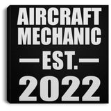 Aircraft Mechanic Established EST. 2022 - Canvas Square