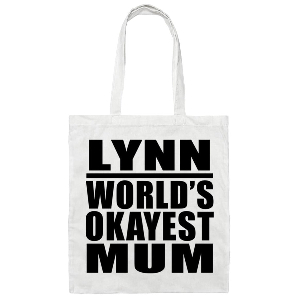 Lynn World's Okayest Mum - Tote Bag White