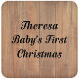 Theresa Baby's First Christmas - Drink Coaster C