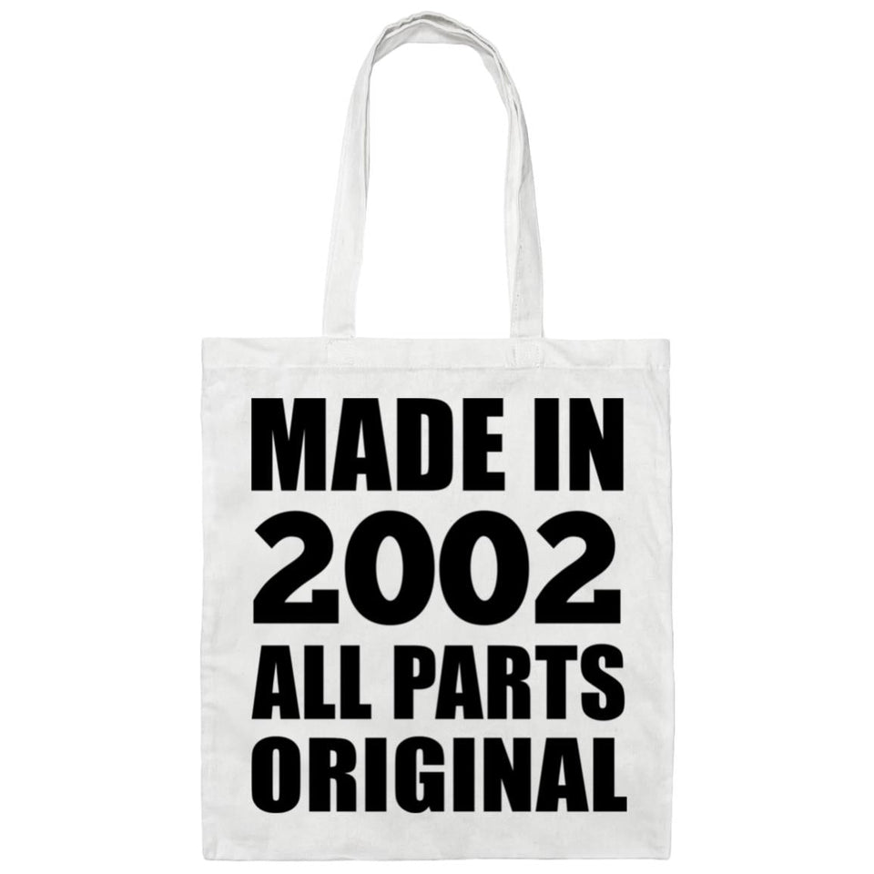 22nd Birthday Made in 2002 All Parts Original - Tote Bag White