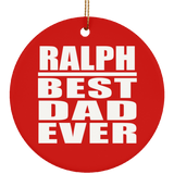Ralph Best Dad Ever - Circle Ornament