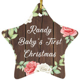 Randy Baby's First Christmas - Star Ornament A