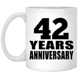 42nd Anniversary 42 Years - 11 Oz Coffee Mug