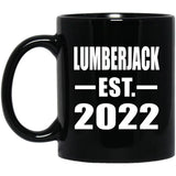 Lumberjack Established EST. 2022 - 11oz Coffee Mug Black
