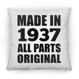 87th Birthday Made in 1937 All Parts Original - Throw Pillow