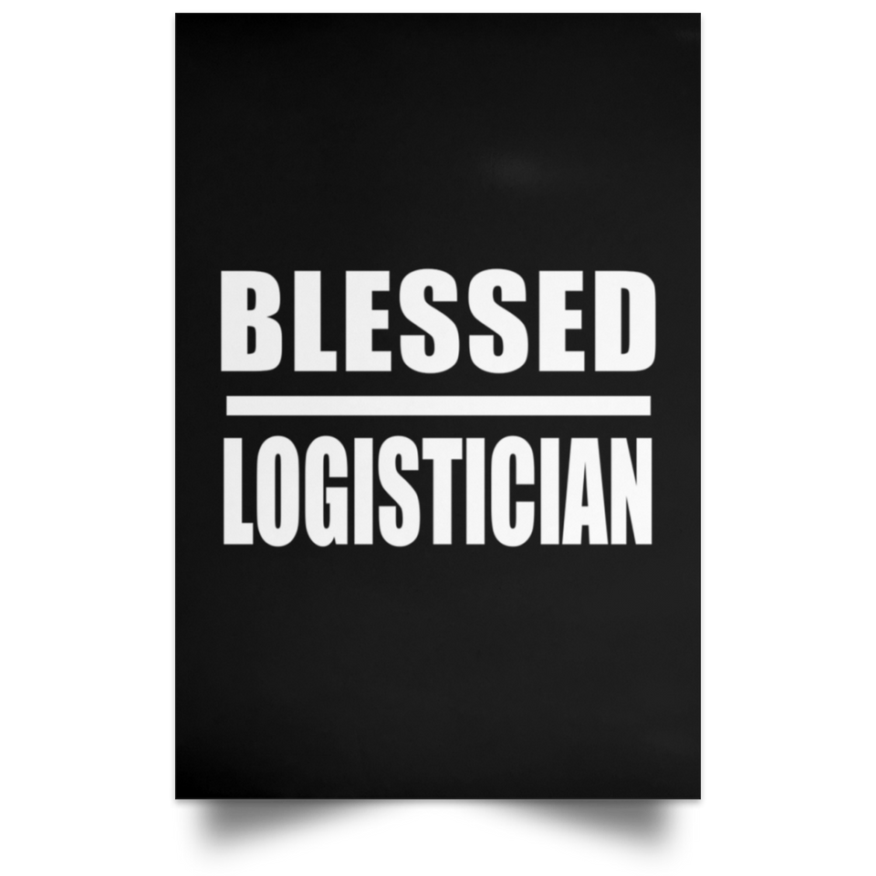 Blessed Logistician - Poster Portrait