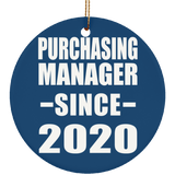 Purchasing Manager Since 2020 - Circle Ornament